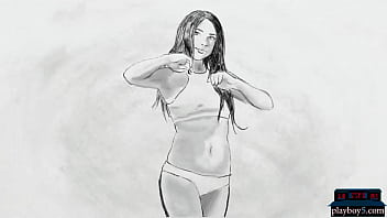 Stunning brunette MILF model Niemira gives a striptease