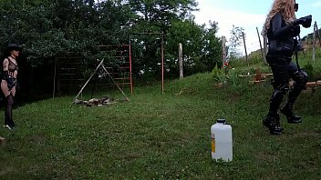 Beth Kinky - Sexy goth domina trains her shemale horseman pt2 HD