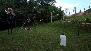 Beth Kinky - Sexy goth domina trains her shemale horseman pt2 HD