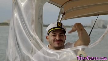 Round assed teenager rides