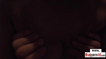 Thai girlfriend with small tits ass fucked by boyfriend