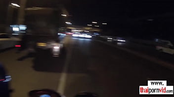 Thai girlfriend with small tits ass fucked by boyfriend