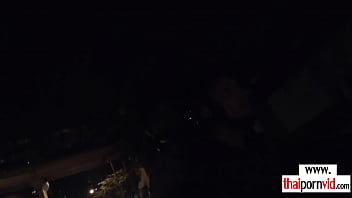 Thai girlfriend with small tits ass fucked by boyfriend