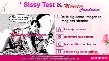 Reafirma a tu mujer interior con este Sissy Test  aqu&iacute_ - bit.ly/SissyTestSP&Ntilde_