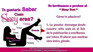 Reafirma a tu mujer interior con este Sissy Test  aqu&iacute_ - bit.ly/SissyTestSP&Ntilde_