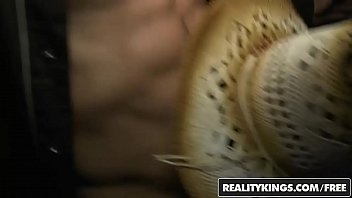 Slutty Cowgirls party In the VIP flashing and sucking cock - Reality Kings
