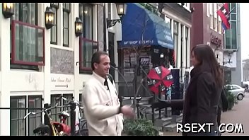 Older sucks dick and gets it hard in lots of poses