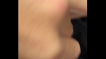 College girl pull her pubic hair outside