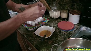 Stepdad stuffs Esperanza Del Hornos tight pussy with his matured cock!