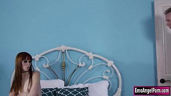 Goth stepdaughter disciplined by stepdad by fucking her ass