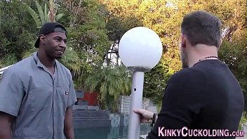 Domina gets bbc cumshot