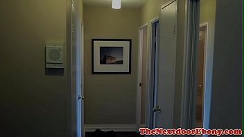 Interracial couple shower before cocksucking