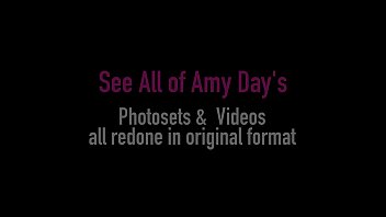 Blonde Ruskie Amy Days Rubs Meaty Pussy While Friend Fucks!