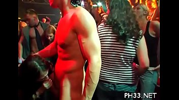 Dark grabbed blonds head and shoving his cock in her throat