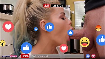 BrokenBabes - Getting r. From Her Cheating Boyfriend By Blowing Her Stepbrother on FB LIVE