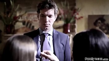 Horny couple rough fucking a naive teen they just picked up