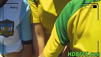 Teen hotties sucking cock and getting fucked at pool party