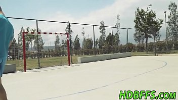 Teen hotties sucking cock and getting fucked at pool party