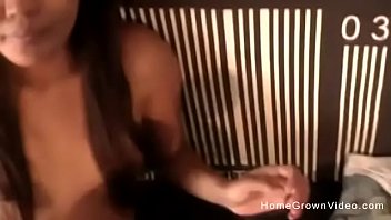 Slim Asian amateur cant get enough of his white cock