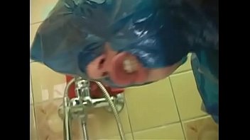 v. fuck on a slave wrapped in plastic