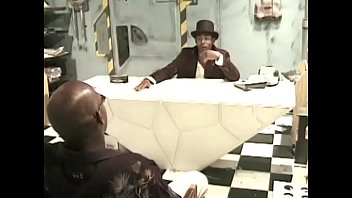 Busty black slut fucks her girlfriend&#039_s ass with a strap on