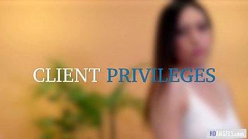 Lesbian Lawyer and her client - Chanel Preston and Judy Jolie