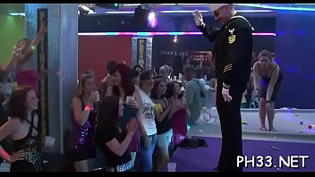 Lots of blonde ladies engulfing dicks and being fingered at group sex