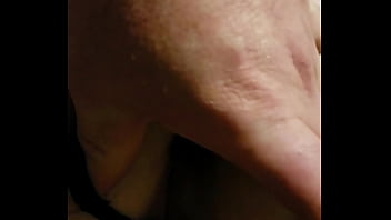 My bitchs new crotchless panties