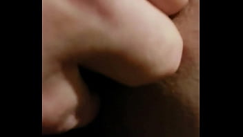 My bitchs new crotchless panties