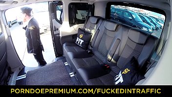 VIP SEX VAULT - Hot Russian babe Audrey Jane gets cum covered in the backseat of the car