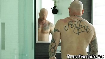 Shemale eats trans pussy