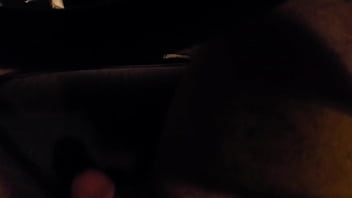 Voyeur by road and driving naked with soft cock and sexy body