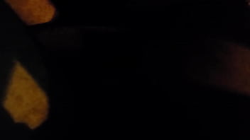 Voyeur by road and driving naked with soft cock and sexy body