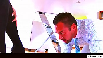 Lana Rhoades fucks in the office