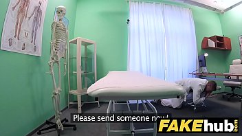 Fake Hospital Big tits horny Milf chiropractor fucks doctor after massage