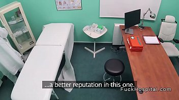 Doctor surprised by sexy slim patient
