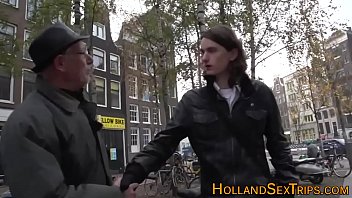 Old whore fucks for cash