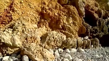 Sun Tan Babe Sucks On A Cock &amp_ Balls In The Ocean