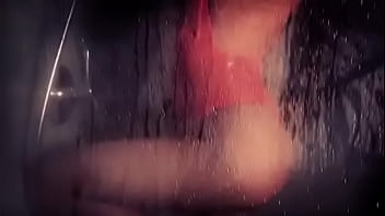 Busty Malaysian Shemale in the shower