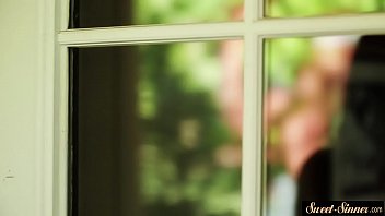 Taboo teen gets fucked and covered in cum