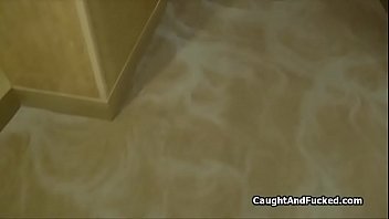 Perky teen on voyeur concierges fat dick