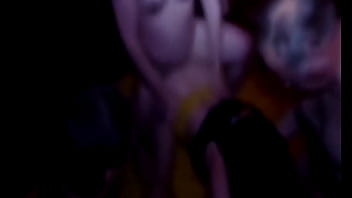 Brunette gets slammed in cuckold gangbang - Part 1