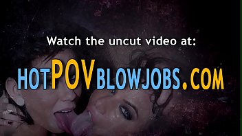 Pov asian guzzles spunk