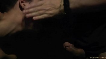 Short hair teen gets candle wax on her tits and endures bdsm punishment