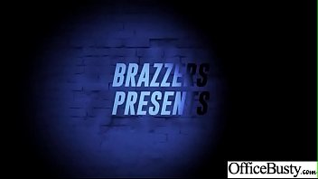 (August Ames) Big Tits Horny Office Girl Get Nailed Hardcore vid-03