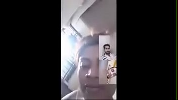 Desi Model Hot Resmi Alone showing her boobs