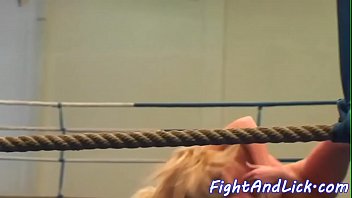 Amateur lesbians tribbing and wrestling