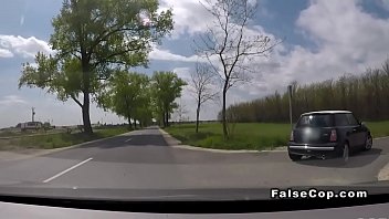 Fake cop in uniform bangs busty babe