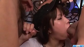 Hazuki Okita obeys and pleases hunks with her pussy - More at Javhd.net