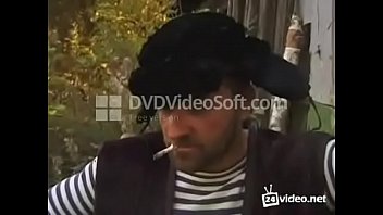 Busty russian blonde beauty with hairy pussy and huge tits fucked in countryside